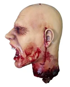 Abgetrennter Latex Schädel -Halloween Deko Verkaufsgeschäft abgehackter kopf aus latex latex kopf fuer halloween latex koerperteile bild3 10021