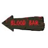 Blood Bar Halloween Wandschild -Halloween Deko Verkaufsgeschäft blood bar halloween schild blood bar halloween sign halloween deko 39355 01