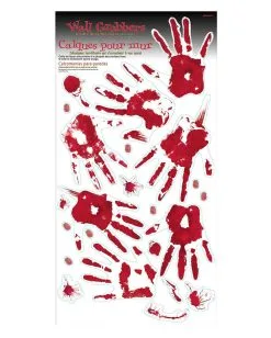 Blutspritzer Wanddeko 23-tlg.