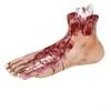 Blutiger Fuß Eines Zombies -Halloween Deko Verkaufsgeschäft blutiger zombie fuss leichenteil aus vinyl als halloween deko fuer horrorfans 25287