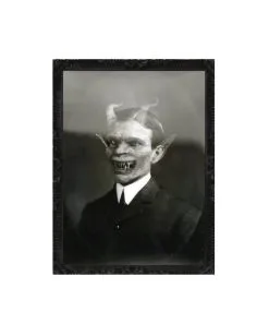 Effektbild Dämon -Halloween Deko Verkaufsgeschäft daemonen hologramm bild daemonisches wackelbild halloween portrait 24871 3 1