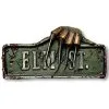 Elm Street Schild Wanddekoration 2 Elm Street Schild Wanddekoration -Halloween Deko Verkaufsgeschäft elm street schild wanddekoration freddy krueger 13429