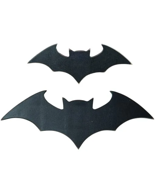 Fledermaus Wanddeko Aus Holz 2er Set -Halloween Deko Verkaufsgeschäft fledermaus holz wanddeko 2er set wooden bat wall decor 2pc set vampir deko halloween 53050