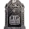 Skelett & Spinnweben Grabstein 52cm 2 Skelett & Spinnweben Grabstein 52cm -Halloween Deko Verkaufsgeschäft grabstein mit skelett und spinnweben 52cm hallowee tombstone decoration prop halloween deko und grabsteine 52571