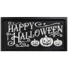 „Happy Halloween“ Wandbild Mit Gravur 41cm -Halloween Deko Verkaufsgeschäft graviertes happy halloween holzschild 41cm wood happy halloween engraved wall sign 54244