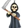 Sensenmann Christbaumkugel 8,9cm -Halloween Deko Verkaufsgeschäft grim reaper weihnachtskugel halloween und horror weihnachtsdeko und wohnaccessoires grim reaper hanging ornament 54748