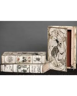 Dekobuch Mit Geheimfach Für Halloween -Halloween Deko Verkaufsgeschäft halloween dekobuch mit geheimfach halloween fright night book box buchtresor buchsafe halloween 53077 5