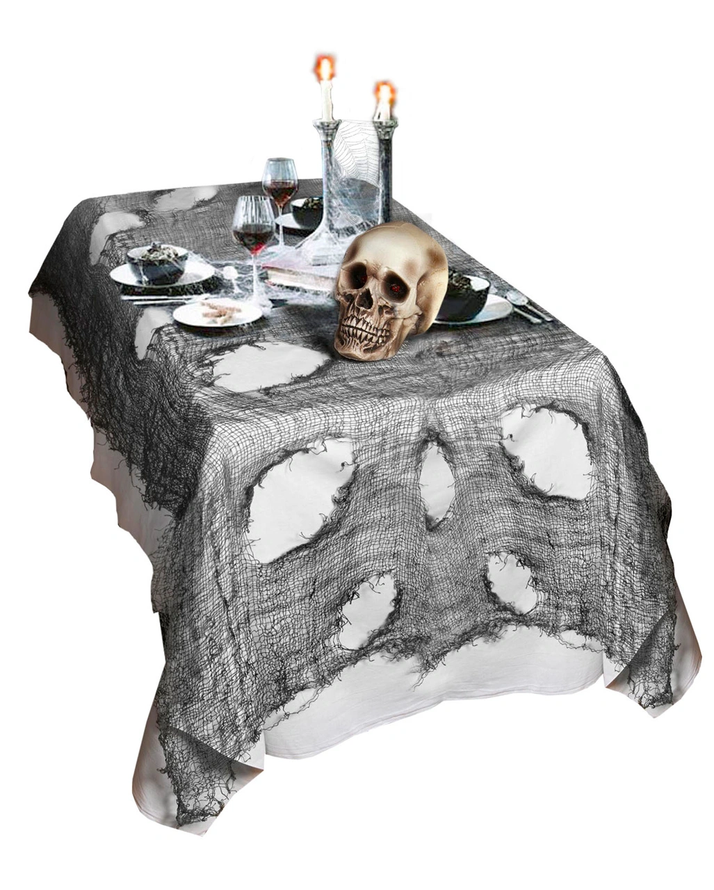 Halloween Lumpenstoff Schwarz 3 Halloween Lumpenstoff Schwarz