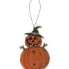 Holz Ornament Halloween Kürbis 8cm -Halloween Deko Verkaufsgeschäft halloween holz ornament kuerbis 8cm weihnachtskugel halloween fan christbaumschmuck halloween 54290