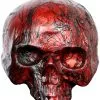 Blutiger Halloween Totenkopf -Halloween Deko Verkaufsgeschäft halloween totenschaedel blutig bloody halloween skull totenkopf horror dekoration 52600