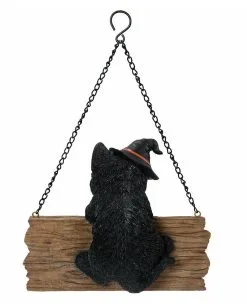 Kätzchen Mit Happy Halloween Schild -Halloween Deko Verkaufsgeschäft happy halloween kaetzchen mit schild happy halloween kitten with sign halloween deko 51343 03