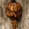 Rotting Pumpkin Wandbild Mit Bewegung -Halloween Deko Verkaufsgeschäft rotting pumpkin wandbild mit bewegung rotting pumpkin wall plaque halloween und horrordeko scary homewares 50616 1