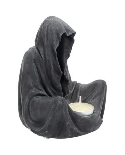 Grim Reaper Teelichthalter -Halloween Deko Verkaufsgeschäft sensenmann teelichthalter grim reaper candelholder gothic deko 29324 6