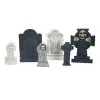 Unheimliches Halloween Grabstein Set 6-tlg. -Halloween Deko Verkaufsgeschäft spooky halloween grabstein set sechs teilig chilling halloween tombstone set halloween deko 51665 01