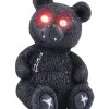 Gothic Bär Mit Roten LED Augen -Halloween Deko Verkaufsgeschäft spooky teddy mit roten led augen schwarzer gothic baer halloween deko 36340