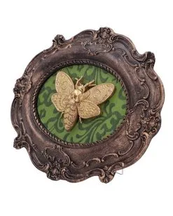 Totenkopfschwärmer Motte Wandbild -Halloween Deko Verkaufsgeschäft totenkopfschwaermer motte wandbild atropos macabre moth wall plaque gothic deko 50334 02