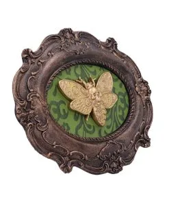 Totenkopfschwärmer Motte Wandbild -Halloween Deko Verkaufsgeschäft totenkopfschwaermer motte wandbild atropos macabre moth wall plaque gothic deko 50334 03