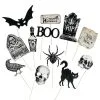Antike Halloween Photo Sticks 12 St. -Halloween Deko Verkaufsgeschäft vintage halloween photo sticks vintage halloween foto sticks partyzubehoer 51506 01