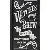 Halloween Wandbild Witches Brew 41cm -Halloween Deko Verkaufsgeschäft witches brew halloween holzschild 41cm wood halloween engraved wall sign 54247