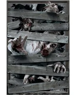 Halloween Deko Verkaufsgeschäft 13 Fenster Deko Zombies