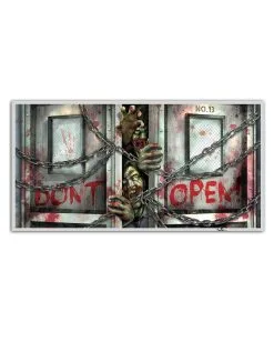 "Don't Open" Zombie Banner